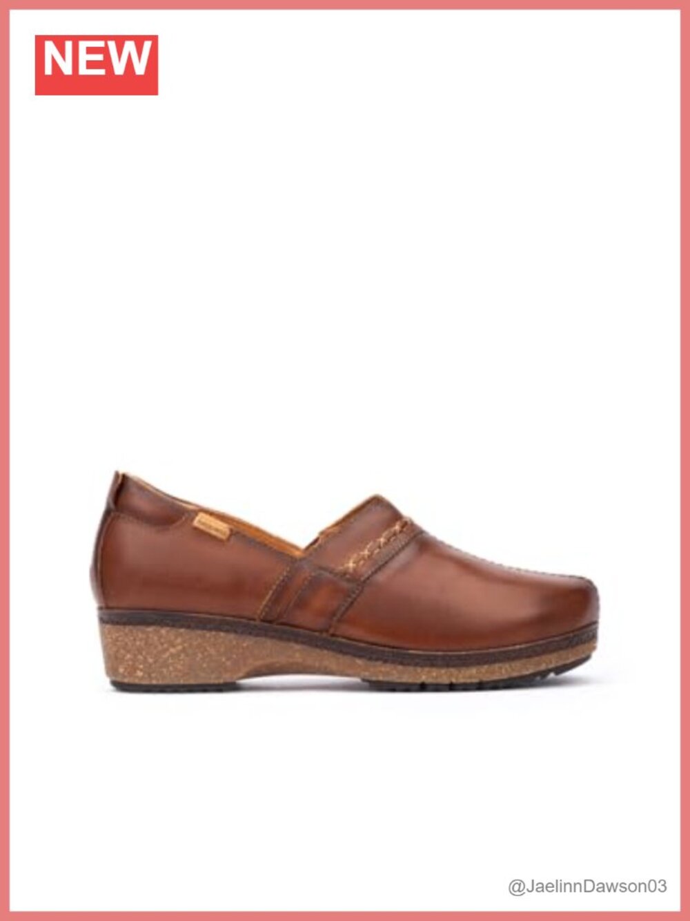 PIKOLINOS Granada Women's Genuine Calfskin Leather Wedge Mules Comfortable
